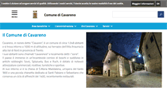 Desktop Screenshot of comune.cavareno.tn.it